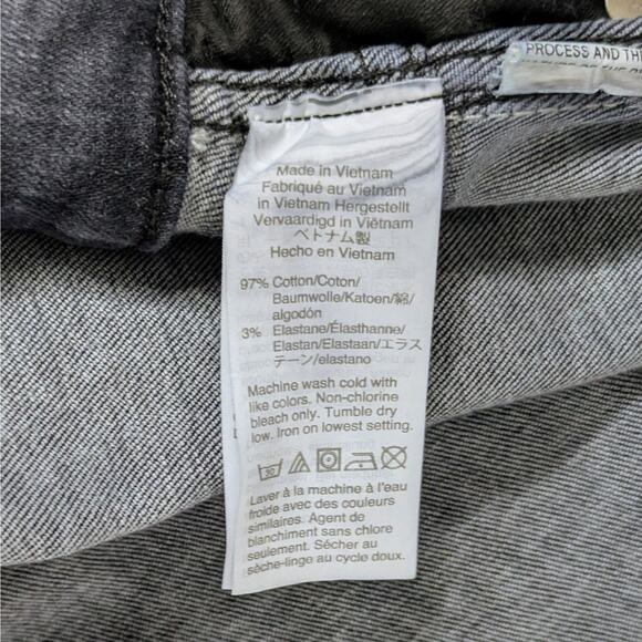 Madewell Stovepipe Straight 28 Charcoal Gray High Rise Minimalist Capsule Denim - Picture 9 of 11